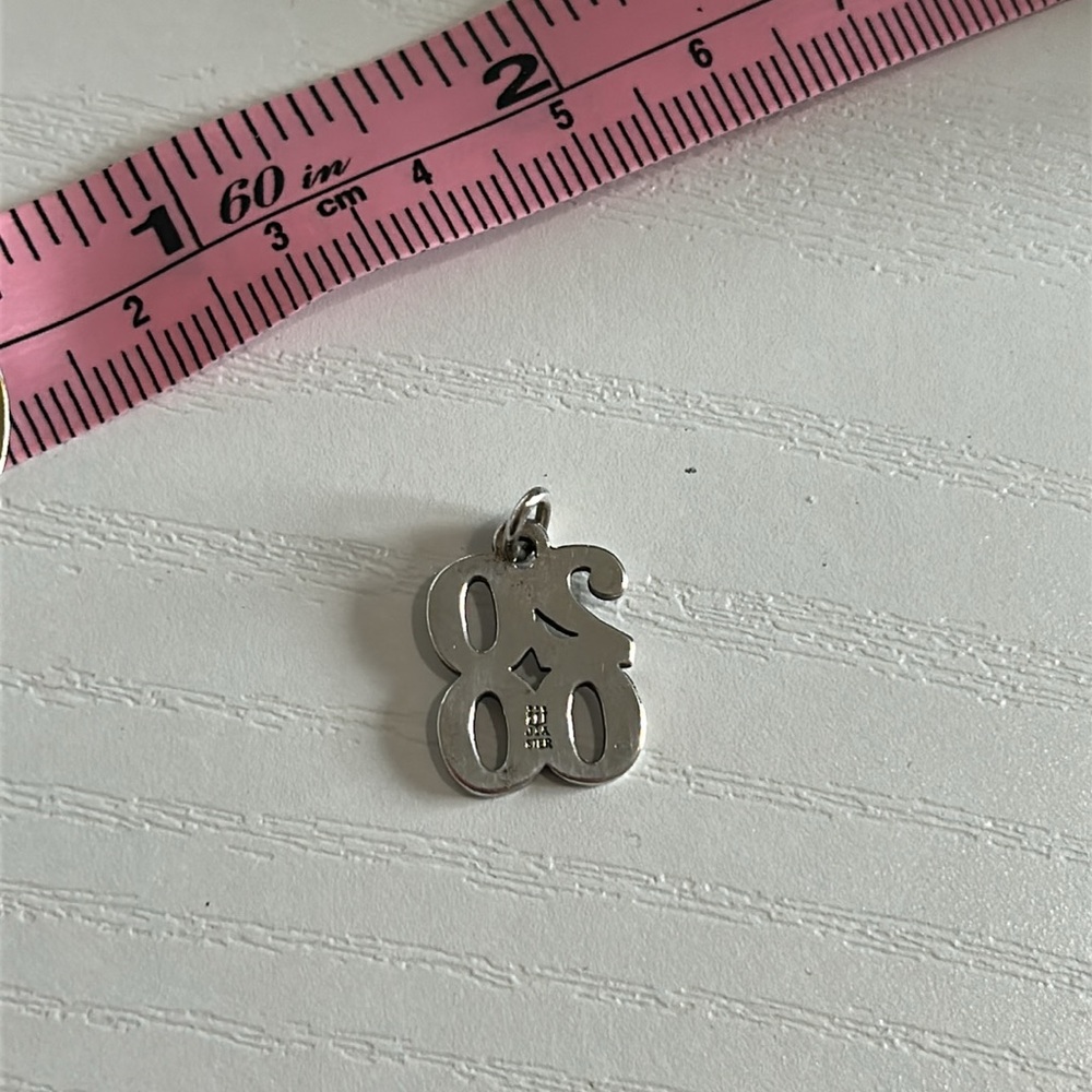 Retired James Avery 2000 Stacked Charm - Picture 3 of 3